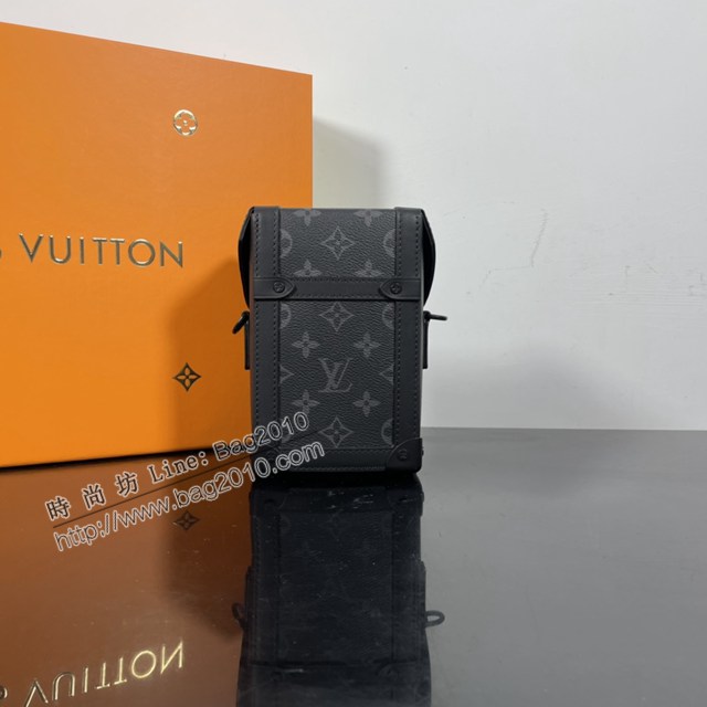 Lv路易威登2023專櫃新款Vertical Trunk迷你手袋 LV斜挎手機包 M82077 ydh5023